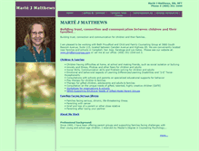 Tablet Screenshot of martejmatthewsmft.com